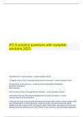 ATLS BUNDLED EXAM verified package 100&percnt; verified&period;