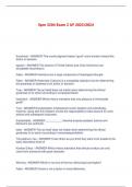 Spm 3204 Exam 2 UF 2023&sol;2024