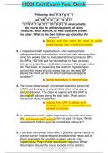 HESI Exit Exam Test Bank2023&sol;24