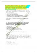 NURSING FUNDAMENTA PN HESI Exit V2  Exam Questions and Answer Latest Update  2023-2024 Graded A&plus;&Tab; Highscore pass&excl;&excl;&excl;New  