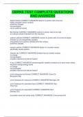 CBRNE BUNDLED EXAMS QUESTIONS AND VERIFIED ANSWERS 