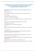 WASTEWATER OPERATOR CERTIFICATION EXAM FINAL REAL TEST BANK INCLUDES 250&plus; QUESTIONS AND ANSWERS &vert; VERIFIED FOR GUARANTEED PASSS&vert; UPDATED 2023&sol;2024