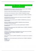 CBRNE Board Master Questions And All Solutions Correct&excl;