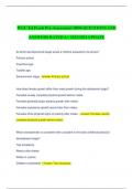 WGU Ed Pysch Pre-Assessment D094 QUESTIONS AND ANSWERS RATED A&plus; 2023&vert;2024 UPDATE