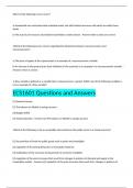 ECS1601 Questions and Answers              