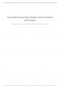 Sonia Best Perioperative Shadow Health Education and  Empathy