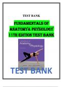 Fundamentals of Anatomy & Physiology 11th Edition TEST BANK ISBN- 978-0134396026 Latest Verified Review 2023 Practice Questions and Answers for Exam Preparation, 100% Correct with Explanations, Highly Recommended, Download to Score A+