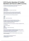 CDN Practice Questions &num;2 Verified Questions and Answers &lpar;100&percnt;Correct&rpar;&period;
