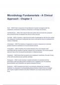 TEST BANK FOR MICROBIOLOGY FUNDAMENTALS: A CLINICAL APPROACH 4TH EDITION LATEST UPDATE QUESTIONS AND ANSWERS