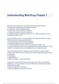 Understanding Med-Surg Chapter 1 (Davis) Latest Update