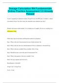 Dosage Calculation RN Fundamentals Online Practice Assessment 3&period;0 Already Passed