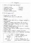 CCEA AS1 Biology Ch 1 and Ch 2 summary notes