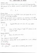 A2 1 Physics Ch 1 summary 4.1 Deformation of solids