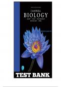 TEST BANK for Campbell Biology 12th Edition by Urry,  Cain, Wasserman, Minorsky & Orr.  ISBN 9780135858141