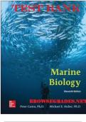 Test Bank for Marine Biology, 11th Edition