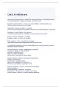 CMS 315M Exam Questions and Answers 2023