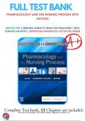 Test Bank For Pharmacology and the Nursing Process 10th Edition By Linda Lilley (2023-2024), 9780323827973, Chapter 1-58 Complete Questions And Answers A+