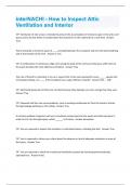 interNACHI Bundled Exam with complete solution