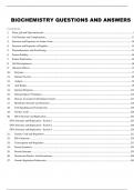MEDICAL SCIENCE &vert;BIOCHEMISTRY TEST BANK &vert;BIOCHEMISTRY QUESTIONS AND ANSWERS