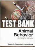 Test Bank Animal Behavior 11th Edition by D. Rubenstein