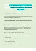 Dante Certification Level 2 Part A &vert; Questions with 100&percnt; Correct Answers &vert; Latest Update 2024 &vert; Verified