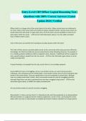 Entry-Level CBP Officer Logical Reasoning Test &vert; Questions with 100&percnt; Correct Answers &vert; Latest Update 2024 &vert; Verified