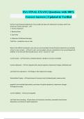 FSA FINAL EXAM &vert; Questions with 100&percnt; Correct Answers &vert; Updated & Verified