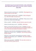 ISYE6501 Final EXAM QUESTIONS AND ANSWERS 2022-2024&sol;ISYE 6501 FINAL EXAM LATEST UPDATE 2022-2024