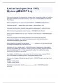 Lash school questions 100&percnt; Updated&lpar;GRADED A&plus;&rpar;