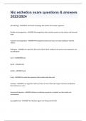 Nic esthetics exam questions & answers 2023&sol;2024