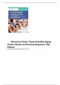 Ebersole & Hess' Toward Healthy Aging&colon; Human Needs and Nursing Response 10th Edition by Theris A&period; Touhy DNP CNS DPNAP &lpar;Author&rpar;&comma;