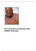 Part I: Emergency Department (ED) SKINNY Reasoning John Taylor, 68 years old 2023 with complete solution