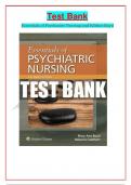 Essentials of Psychiatric Nursing 2nd Edition Boyd TEST BANK