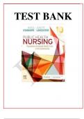 Test Bank FOR Public Health Nursing Population-Centered Health Care in the Community 10th Edition BY MARCIA STANHOPE