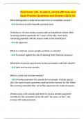 Final Exam&colon; Life&comma; Accident&comma; and Health Insurance Exam Practice Questions and Answers 2023&sol;24&period;