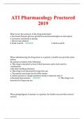 ATI Pharmacology proctored exam study guide