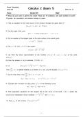 Exam (elaborations) MATH162-24  Calculus