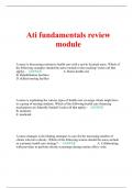 Ati fundamentals review module