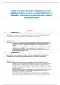 NRNP 6566 WEEK 8 KNOWLEDGE CHECK 2 LATEST VERSIONS&sol;NRNP6566 WEEK&lowbar;8 KNOWLEDGE CHECK 2 DIFFERENT VERSIONS 20 QUESTIONS AND CORRECT ANSWERS&vert;AGRADE
