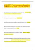 WGU C779 Pre Assessment Questions  and answers&comma; 100&percnt; Accurate&comma; Verified&period;  WGU C779 Exam Review Questions and answers&comma; APPROVED&period; LATEST UPDATE&period;