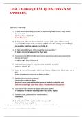 Level 3 Medsurg HESI&period; QUESTIONS AND ANSWERS&period;