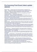 Pre licensing Final Exam&vert; latest update 2023&sol;24