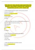 NURS HESI EXIT FINAL REVIEW EXAM QUESTIONS AND ANSWERS 100&percnt;CORRECT&sol;VERIFIED BEST GRADED A&plus; GUARANTEED SUCCESS LATEST UPADE 2023