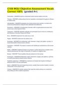 C100 WGU Objective Assessment Vocab Correct 100&percnt;  &lpar;graded A&plus;&rpar;