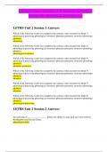 LETRS Unit 2 Session 1-8 Answers LATEST UPDATE 2023|2024 RATED A+LETRS Unit 2 Session 1-8 Answers LATEST UPDATE 2023|2024 RATED A+s