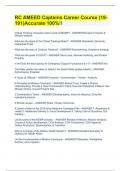 RC AMEED Captains Career Course &lpar;19-191&rpar;Accurate 100&percnt;&excl;&excl;