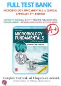 Test Bank For Microbiology Fundamentals: A Clinical Approach 4th Edition By Marjorie Kelly Cowan (2022-2023), 9781260702439, Chapter 1-22  Complete Questions And Answers A+