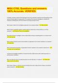 WGU C702&comma; Questions and answers&period;  100&percnt; Accurate&period; VERIFIED&period;  &lpar;2024&sol;25 exam UPDATES&period; APPROVED&rpar;