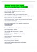Shadow Health- Tina Jones- Musculoskeletal Exam 2023&sol;2024