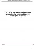 TEST BANK for Understanding Financial Accounting, 3rd Canadian Edition, by Christopher D. Burnley A+ 